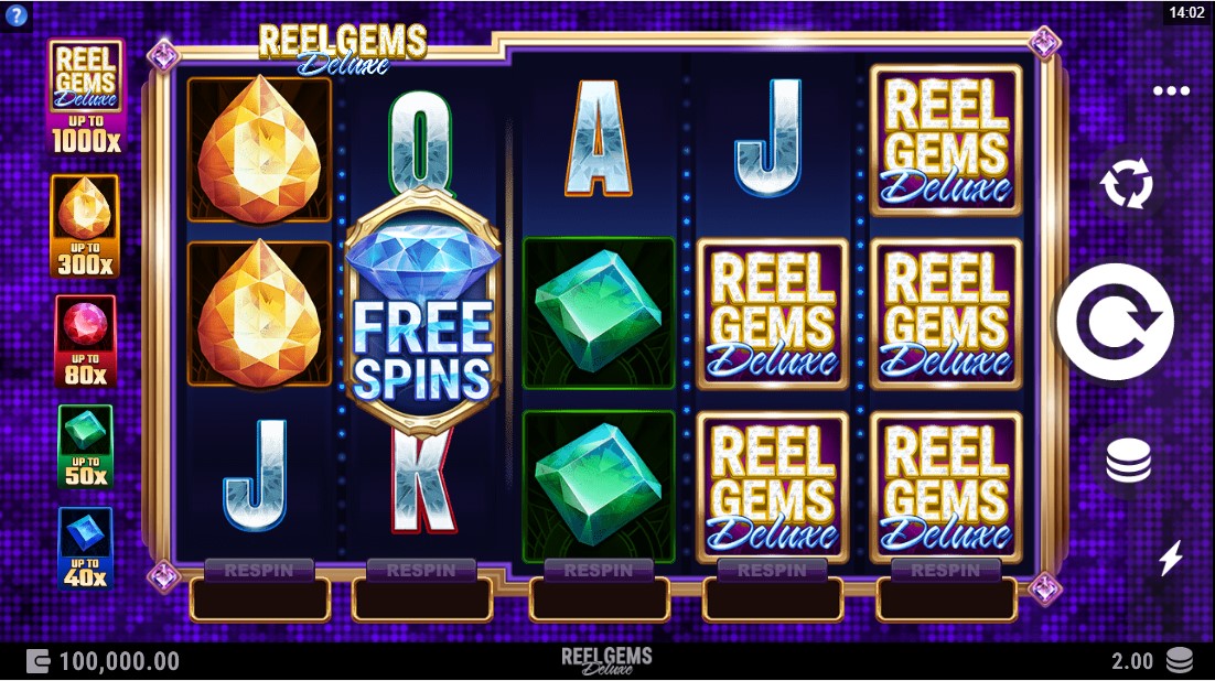 «Reel Gems Deluxe» — запускаем игровые автоматы бесплатно в казино Эльдорадо